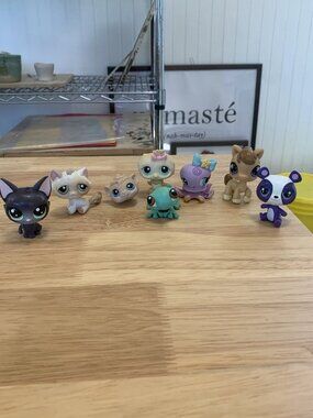 Authentic Hasbro Littlest Pet Shop Bulk Lot of 8